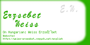 erzsebet weiss business card